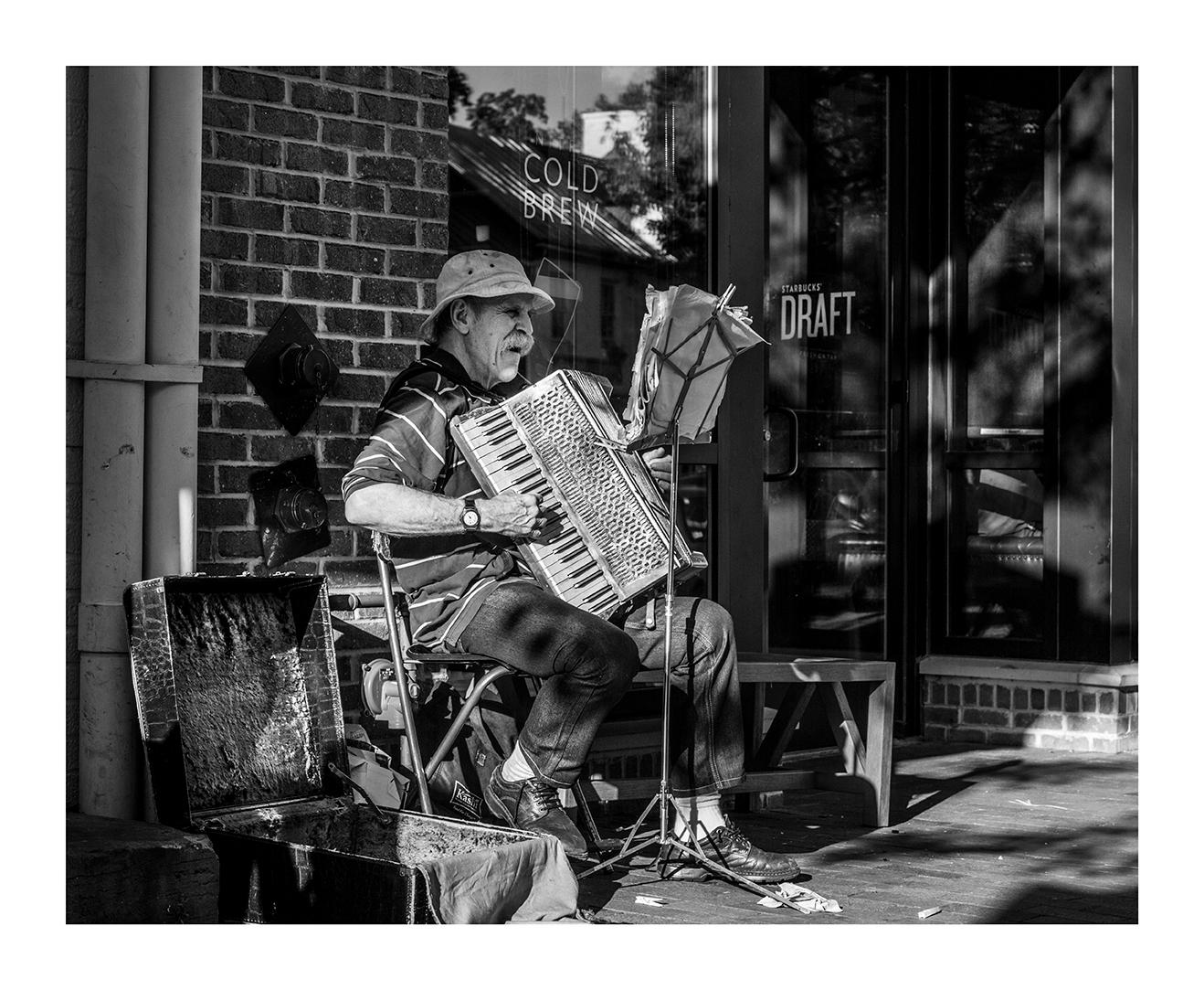 Street Busker. Annapolis, Maryland