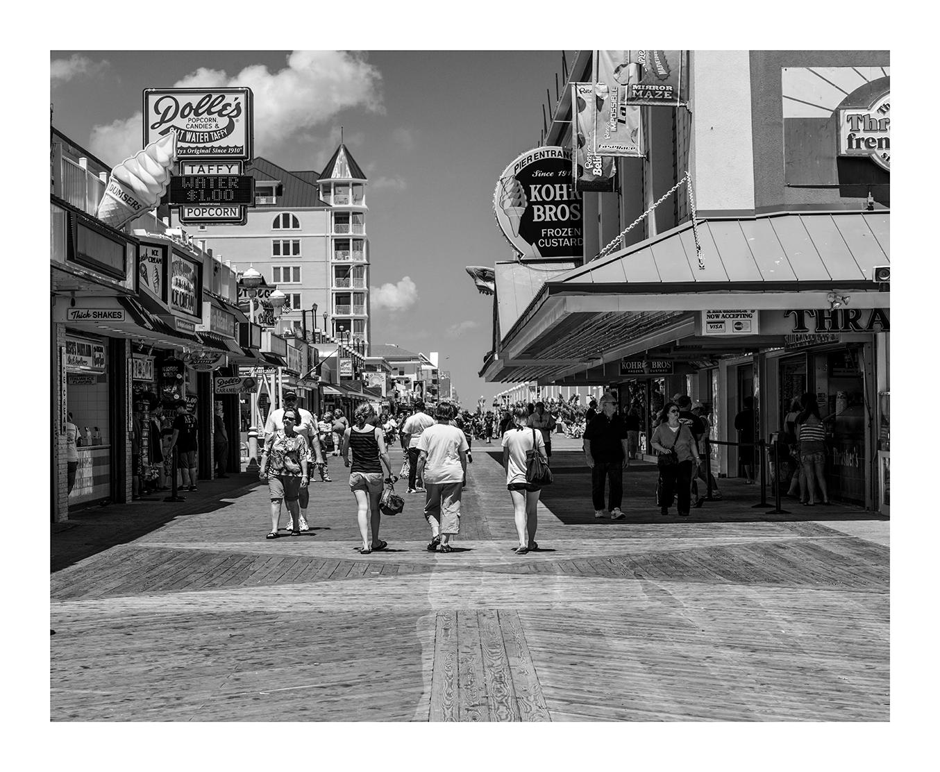 "Strolling' the Boards". Ocean City, Maryland