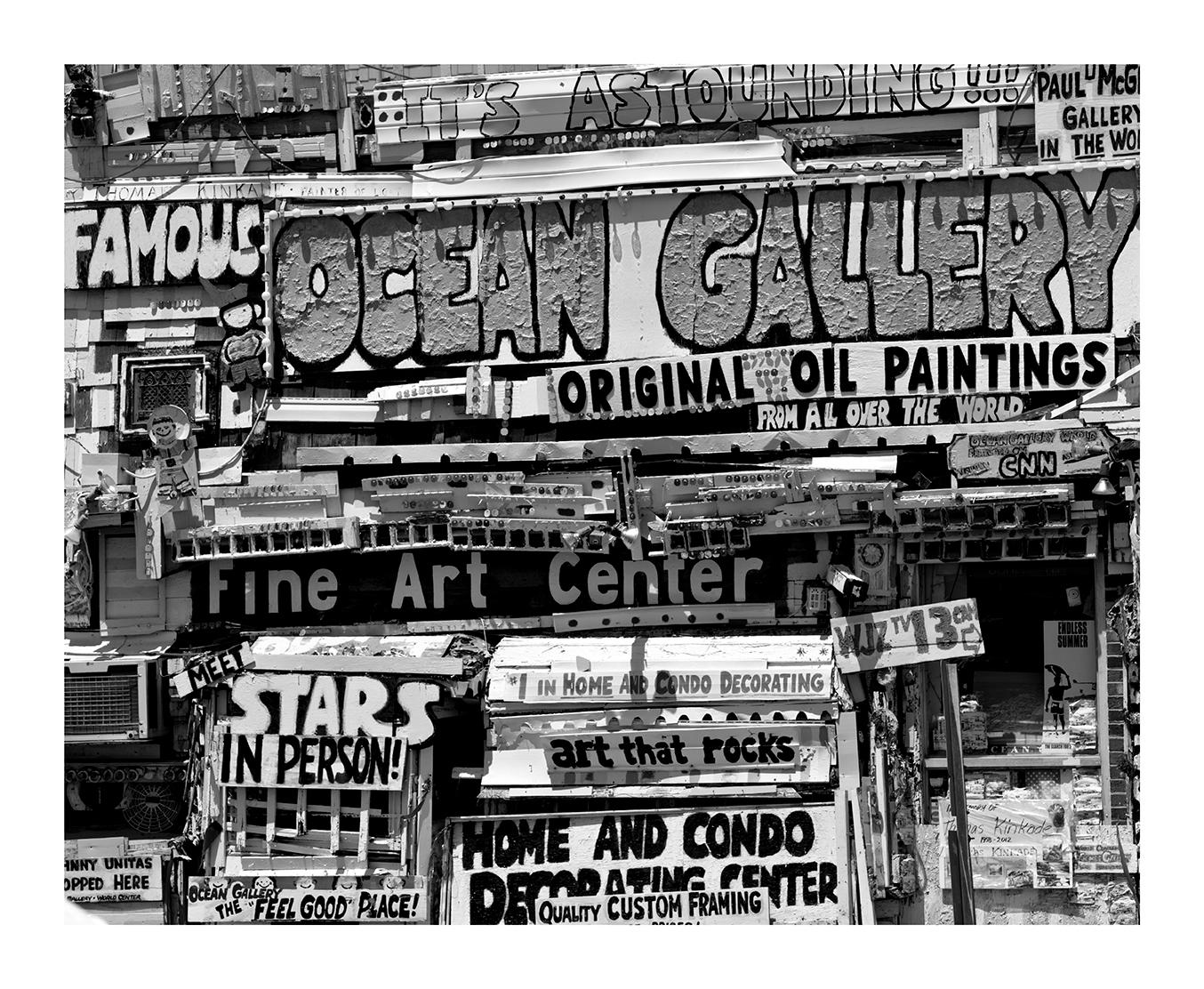"Art By the Pound". The "Famous" Ocean Gallery on the Boardwalk, Ocean City, Maryland